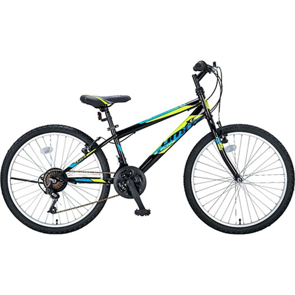 ÜMİT 24 JANT EXPLORER M MTB V FREN 21 SRN - SİYAH-YEŞİL-MAVİ - 1