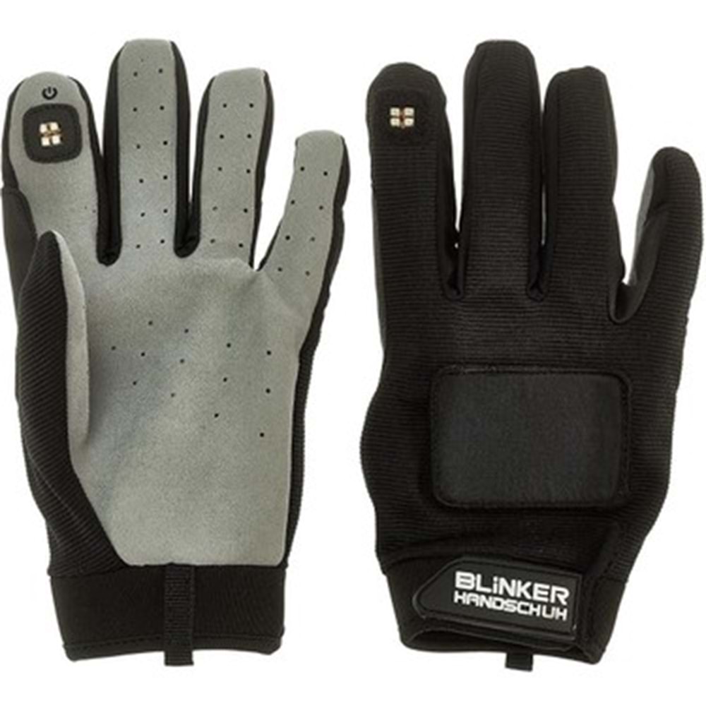 BLİNKER BİSİKLET ELDİVENİ SİYAH