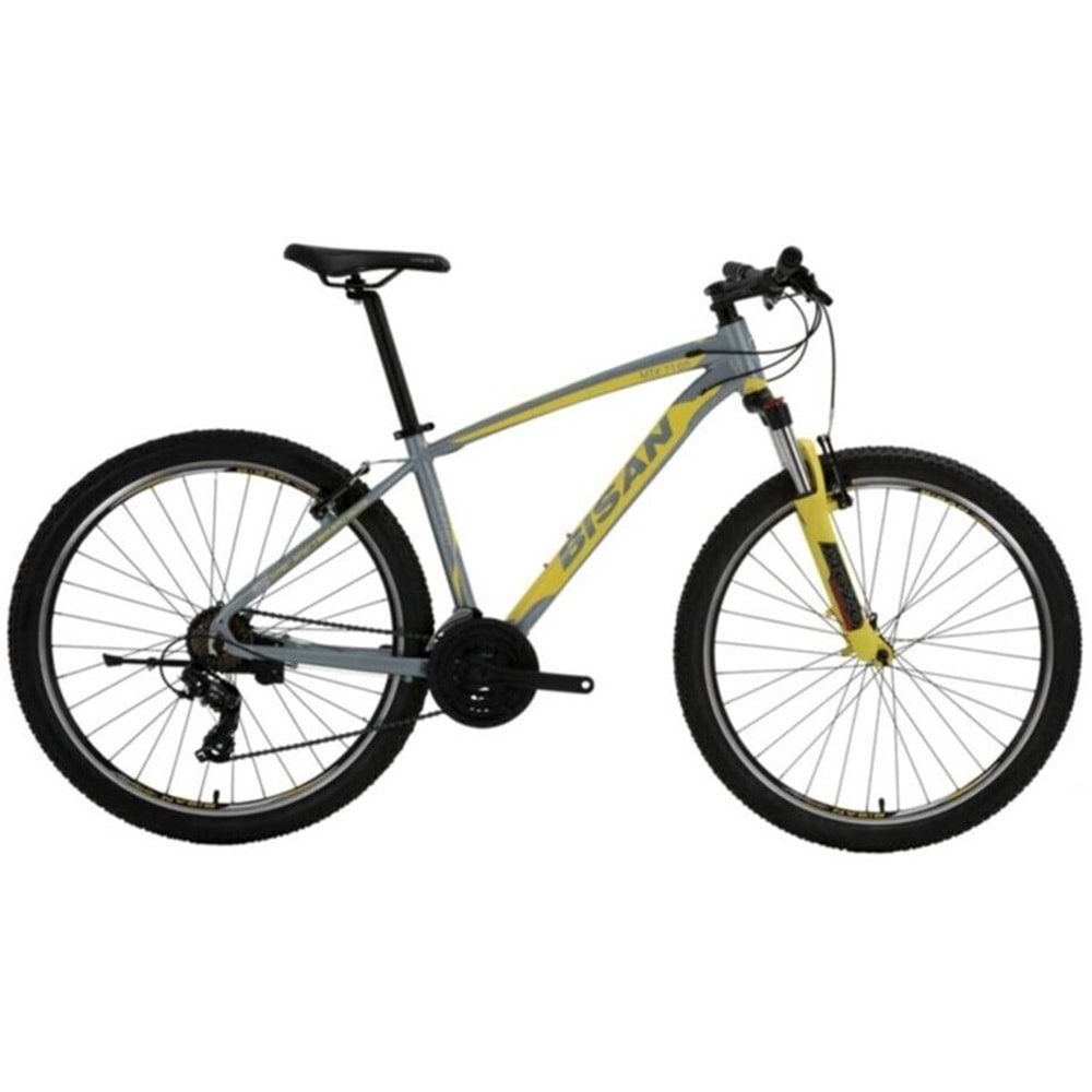 BİSAN MTX 7100 27,5 JANT 21 KADRO- GRİ-SARI - 1