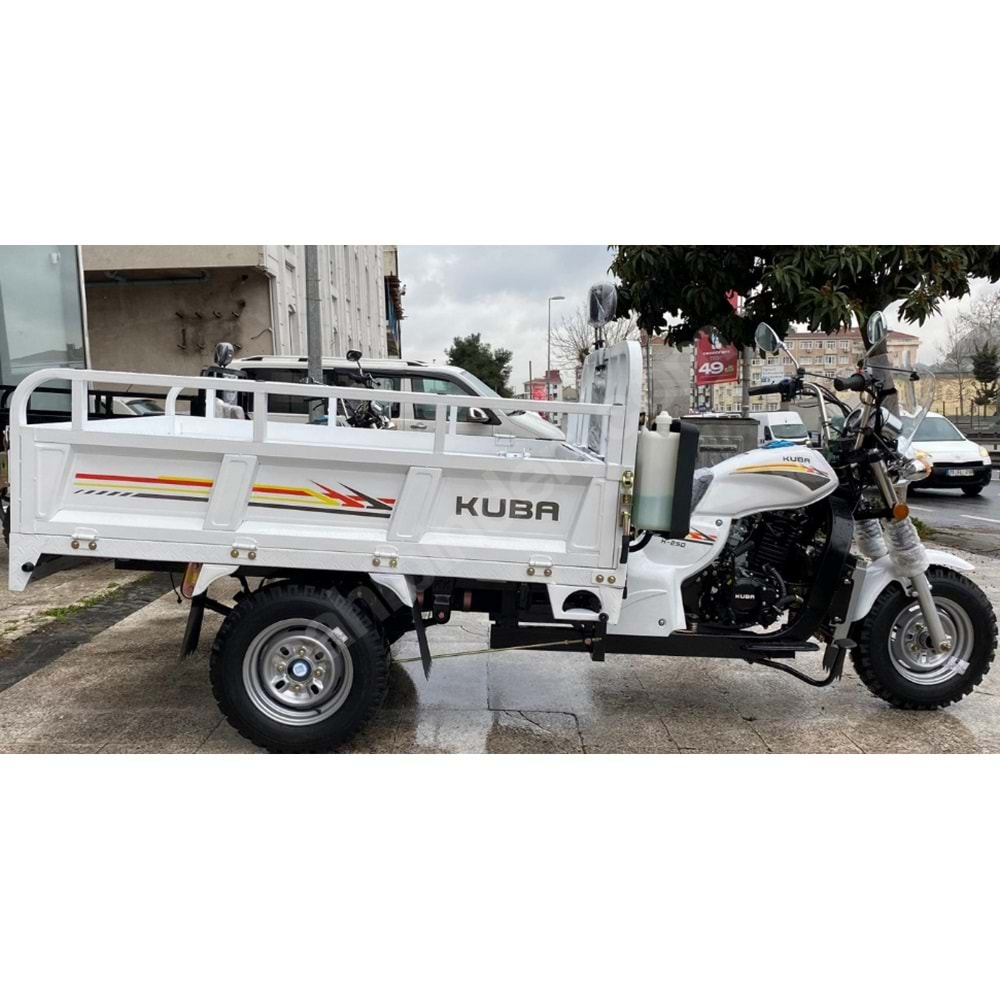 KUBA K-250 ÜÇ TEKERLEKLİ MOTOSİKLET BEYAZ