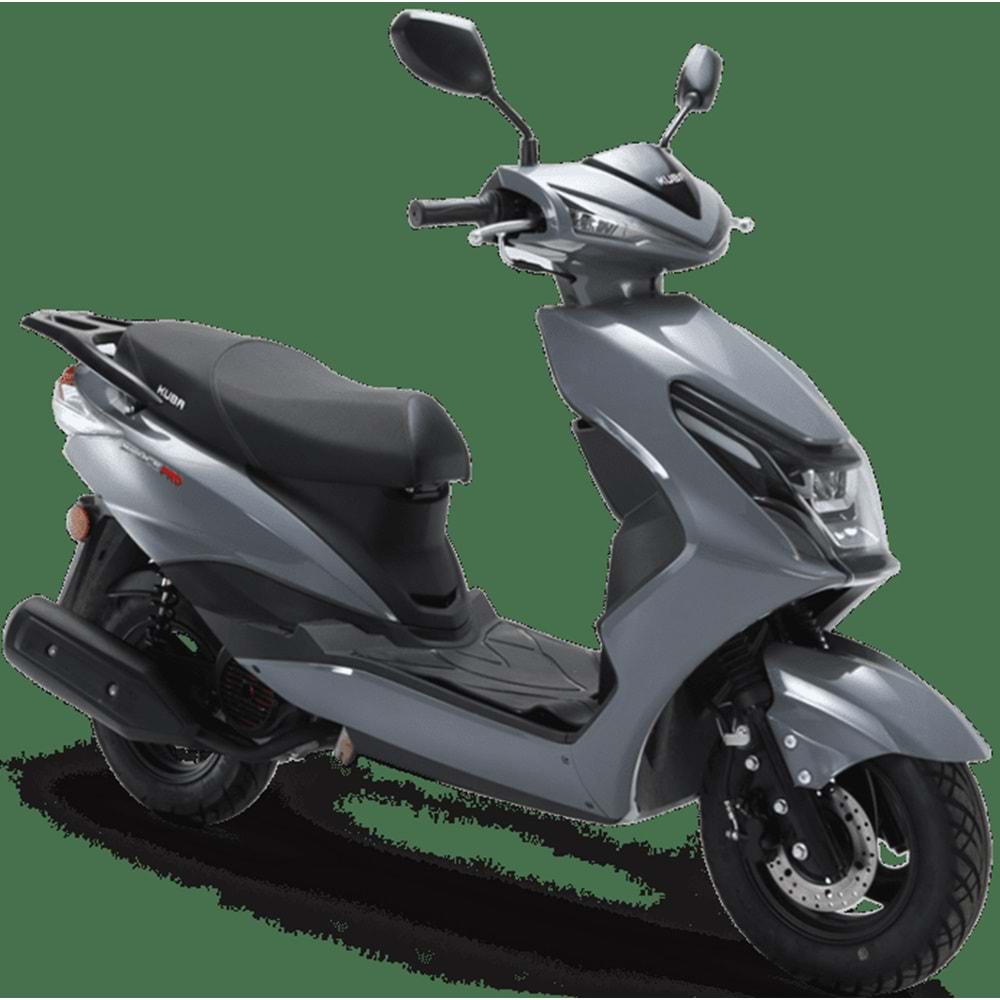 KUBA SPACE50 PRO MAX İKİ TEKERLİ MOPED GRİ(NARDO)