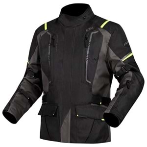 LS2 NARVIK MONT GRİ-SİYAH-NEON SARI XXL