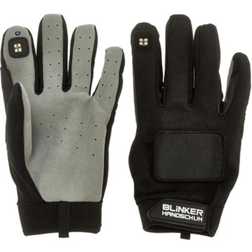 BLİNKER BİSİKLET ELDİVENİ SİYAH