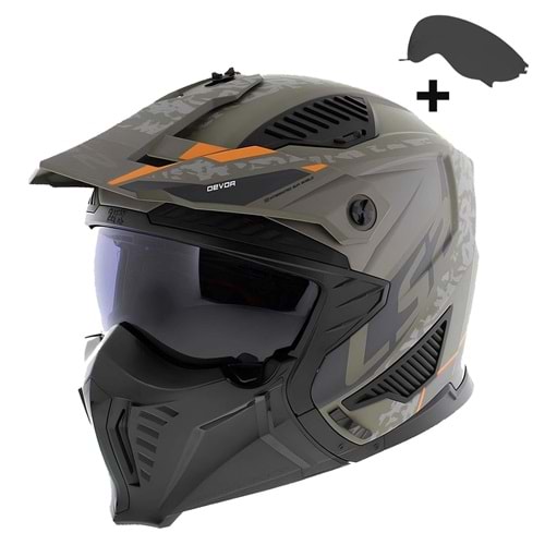 LS2 DRIFTER DEVOR MAT KUM KASK XXL