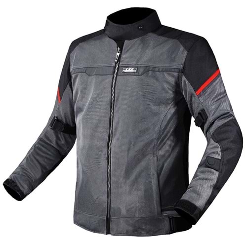 LS2 RIVA MONT SİYAH-GRİ-KIRMIZI XXL