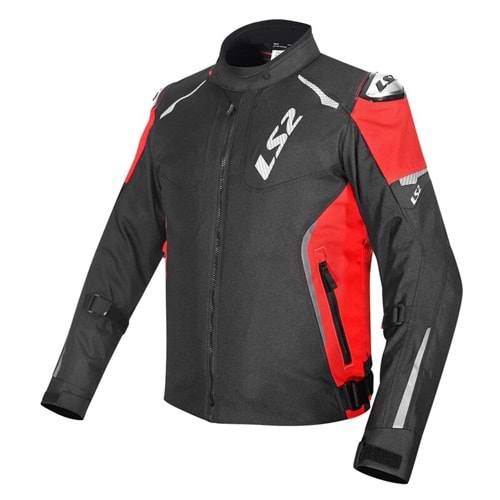 LS2 ZOOM H2O MONT SİYAH-KIRMIZI 3XL