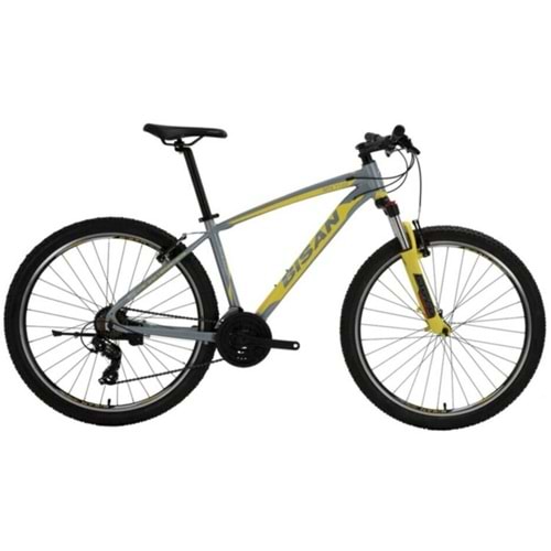 BİSAN MTX 7100 27,5 JANT 21 KADRO- GRİ-SARI - 1