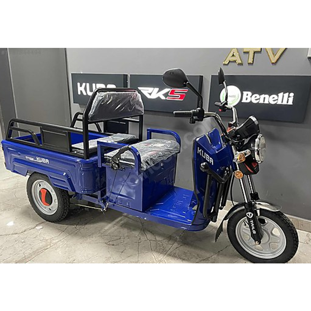 KUBA ECOPIKAP ULTRA ÜÇ TEKERLEKLİ ELEKTRİKLİ MOPED MAVİ