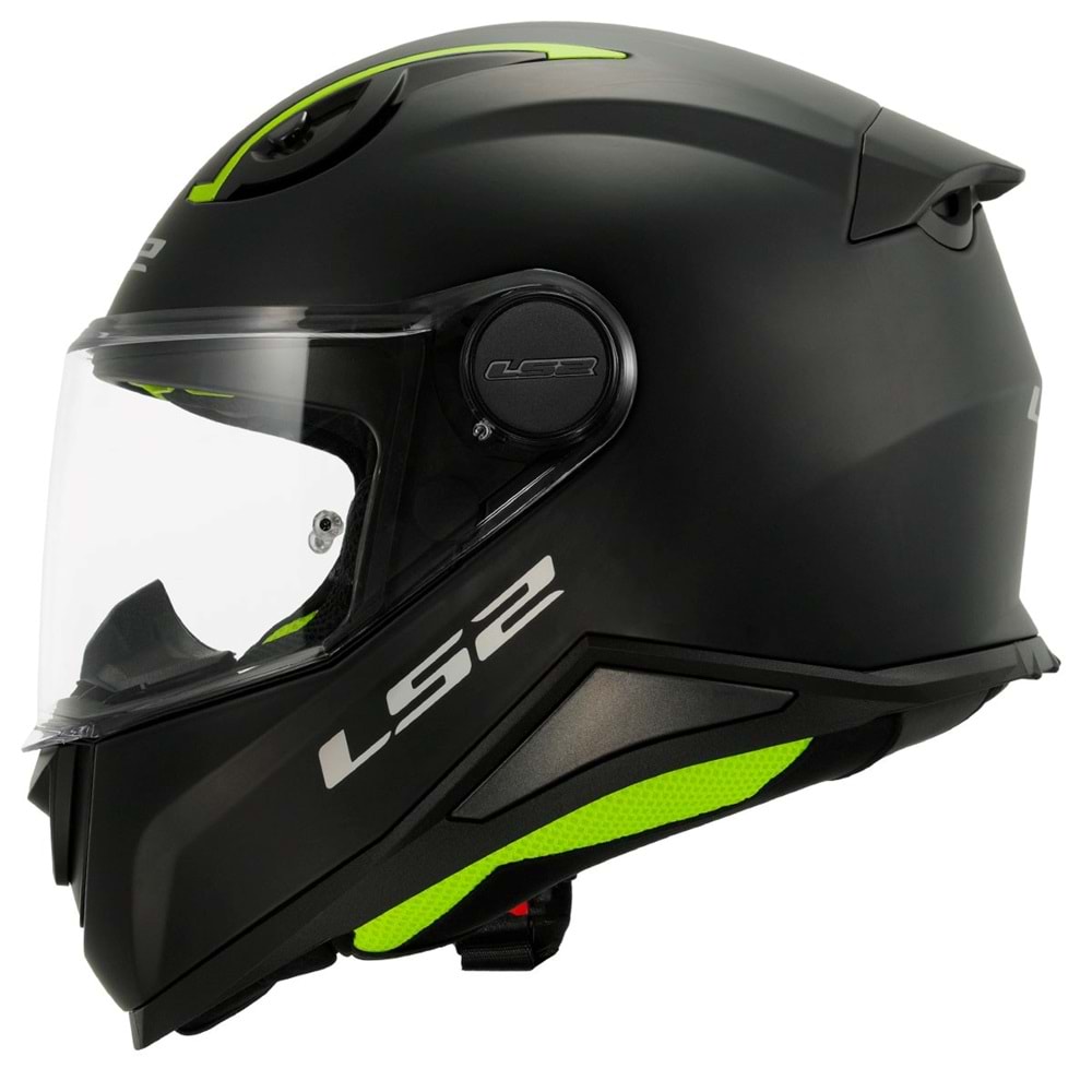 LS2 KID MAT SİYAH ÇOCUK KASK S