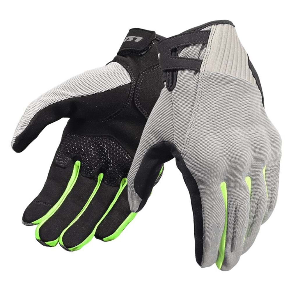 LS2 DART 2 EVO ELDİVEN GRİ-NEON SARI L