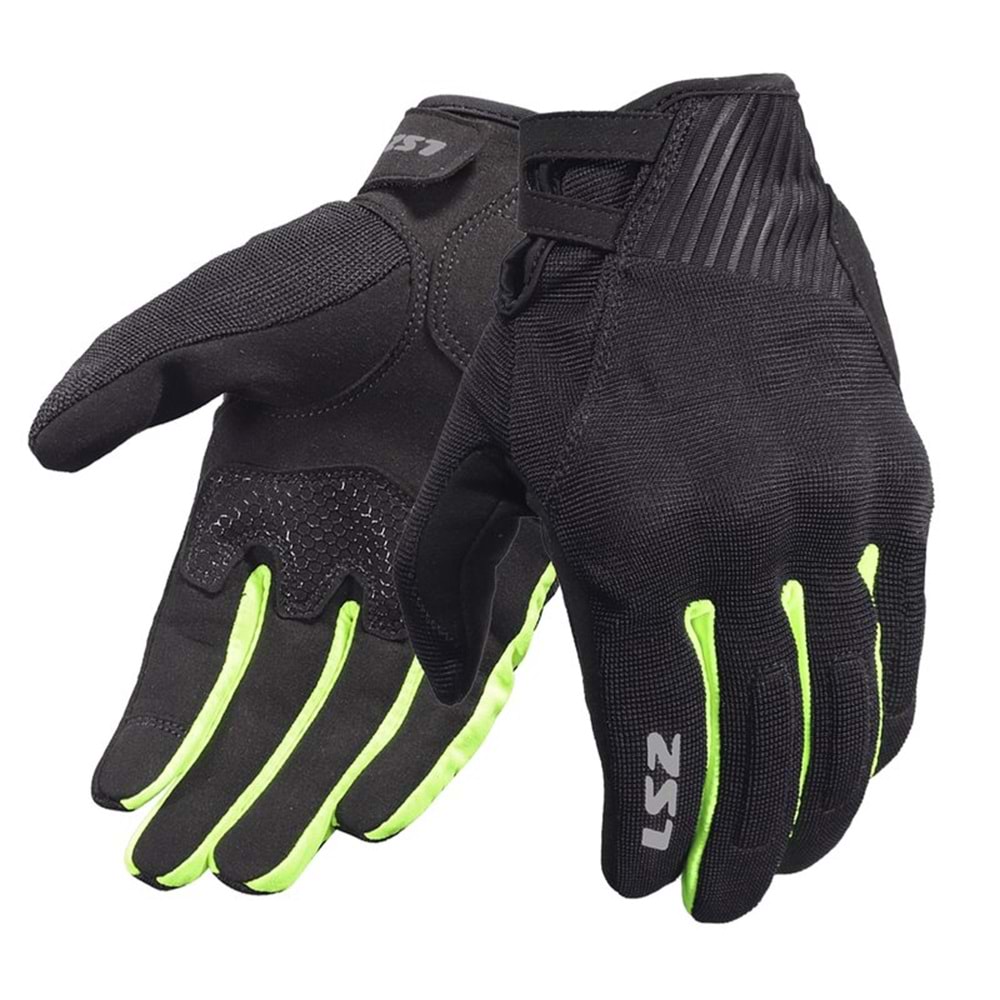 LS2 DART 2 EVO ELDİVEN SİYAH-NEON SARI L