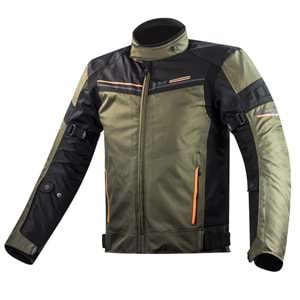 LS2 SHADOW MONT HAKİ-SİYAH-NEON TURUNCU XL