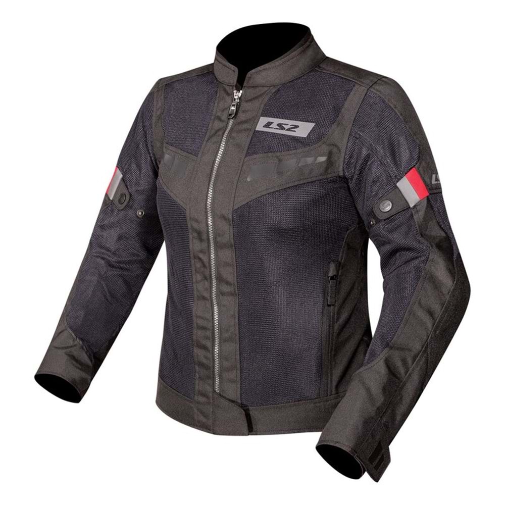 LS2 BLADE AIT KADIN MONT SİYAH-KIRMIZI S