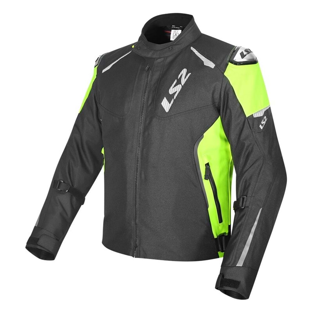 LS2 ZOOM H2O MONT SİYAH-NEON SARI XXL